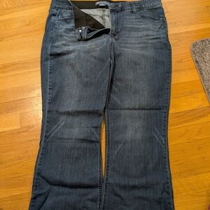 Democracy Blue Flare Wide Leg Jeans